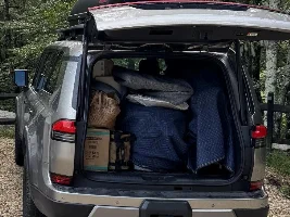 Rooftop box on OT OEM crossbar