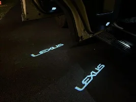 Door emblem projection lights