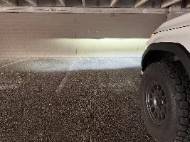 Lower the headlights