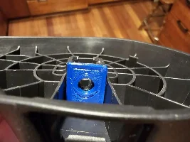 Rear seat lever modification for strength