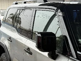 BACK IN BLACK: Tuxedo Trim - Changing color of A and D pillar upper trim from dark grey to gloss black