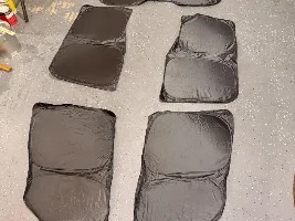 Window blackout shade set