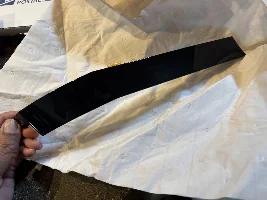 BACK IN BLACK: Tuxedo Trim - Changing color of A and D pillar upper trim from dark grey to gloss black