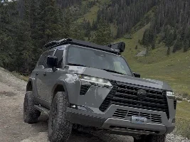 Preparing for adventure… but storing for future convenience - the OEM rock rail / running board swap option.